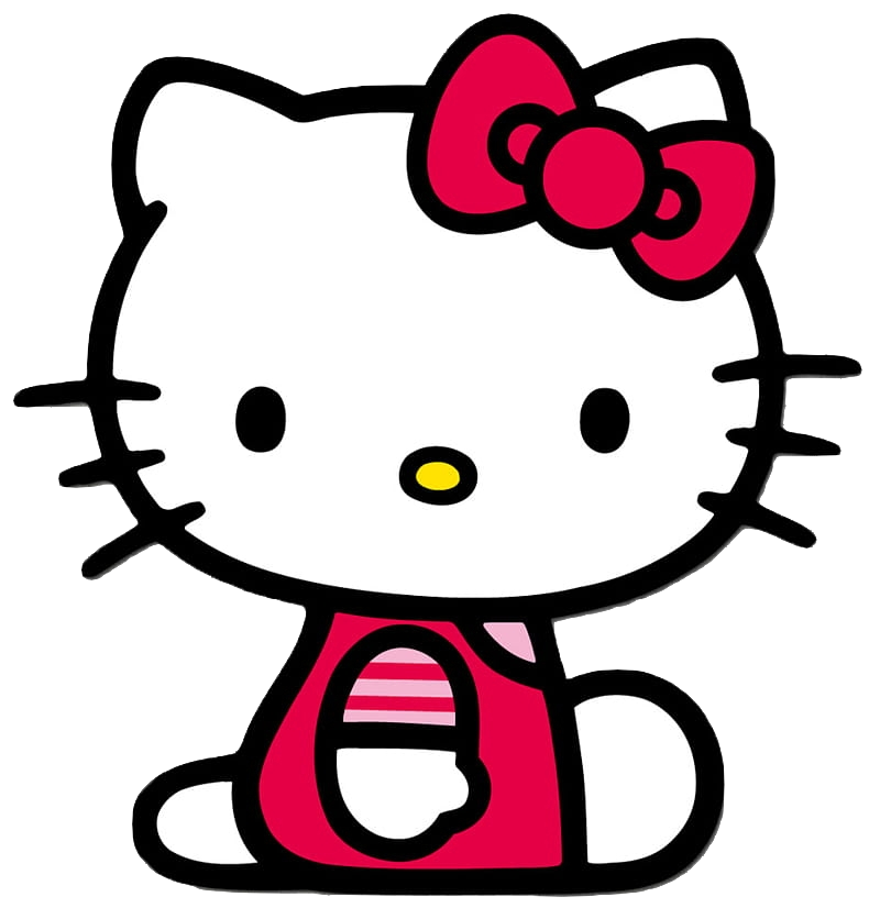 hello kitty sitting